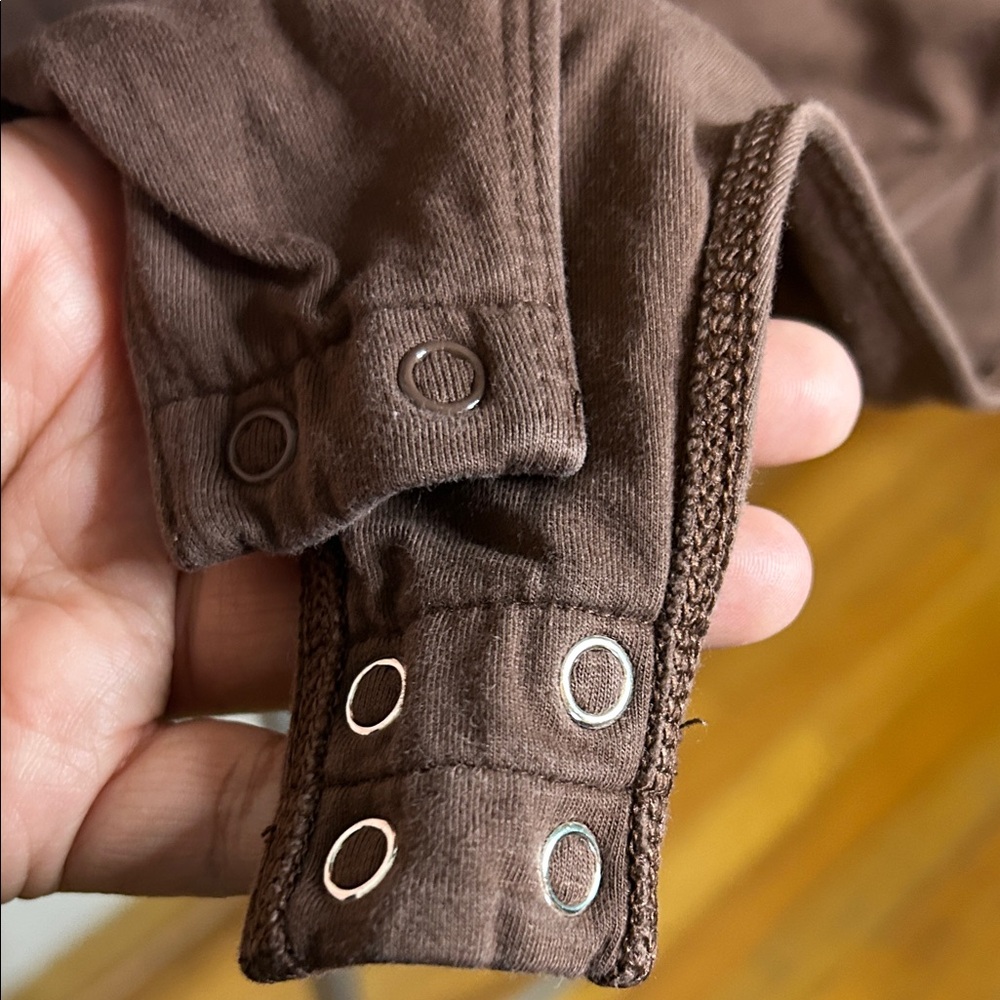 Old Navy Chocolate Brown Tank Bodysuit - Picture 4 of 6